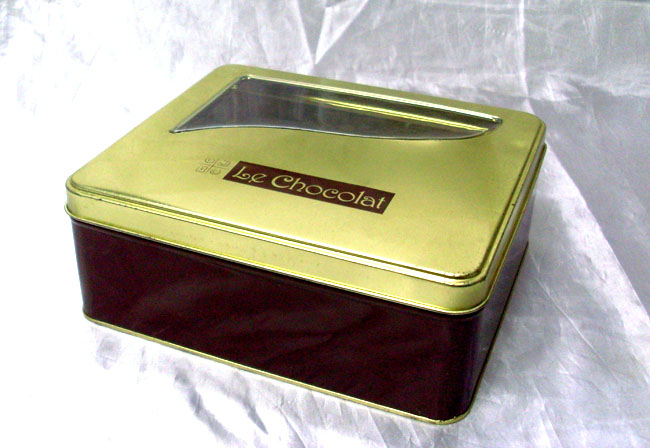 chocolate tin box